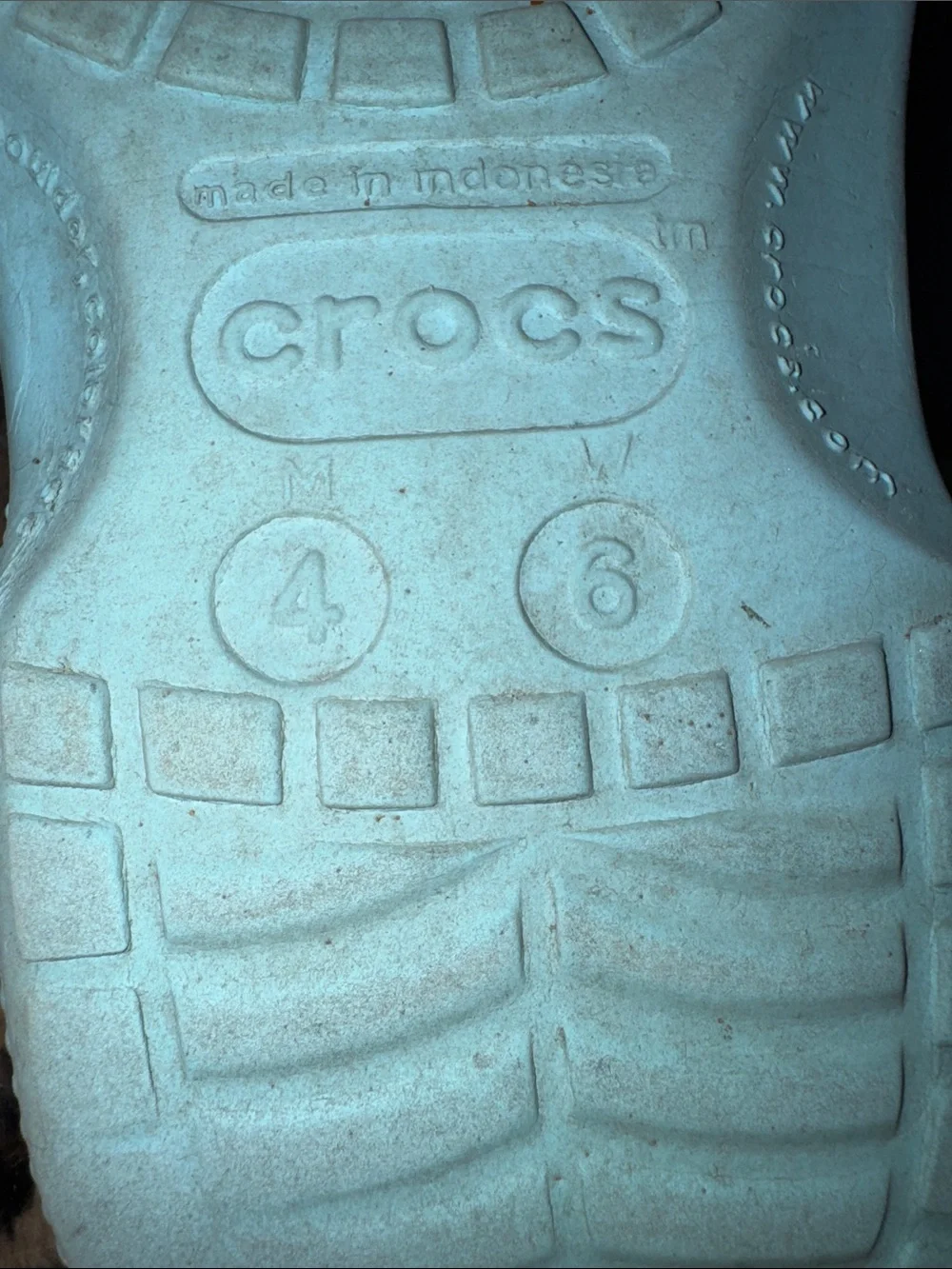 CROCS Kids Light Blue Clogs with Heel Strap